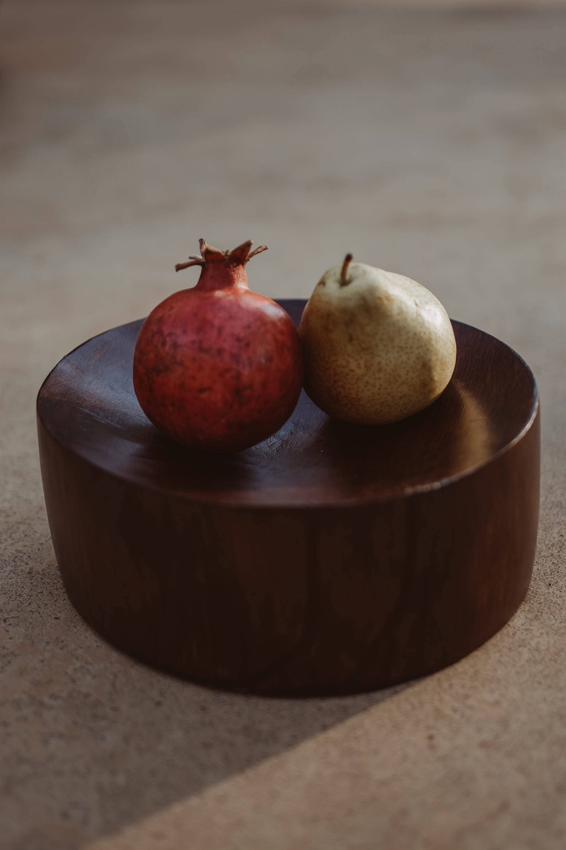 DIPPED WOODEN BOWL