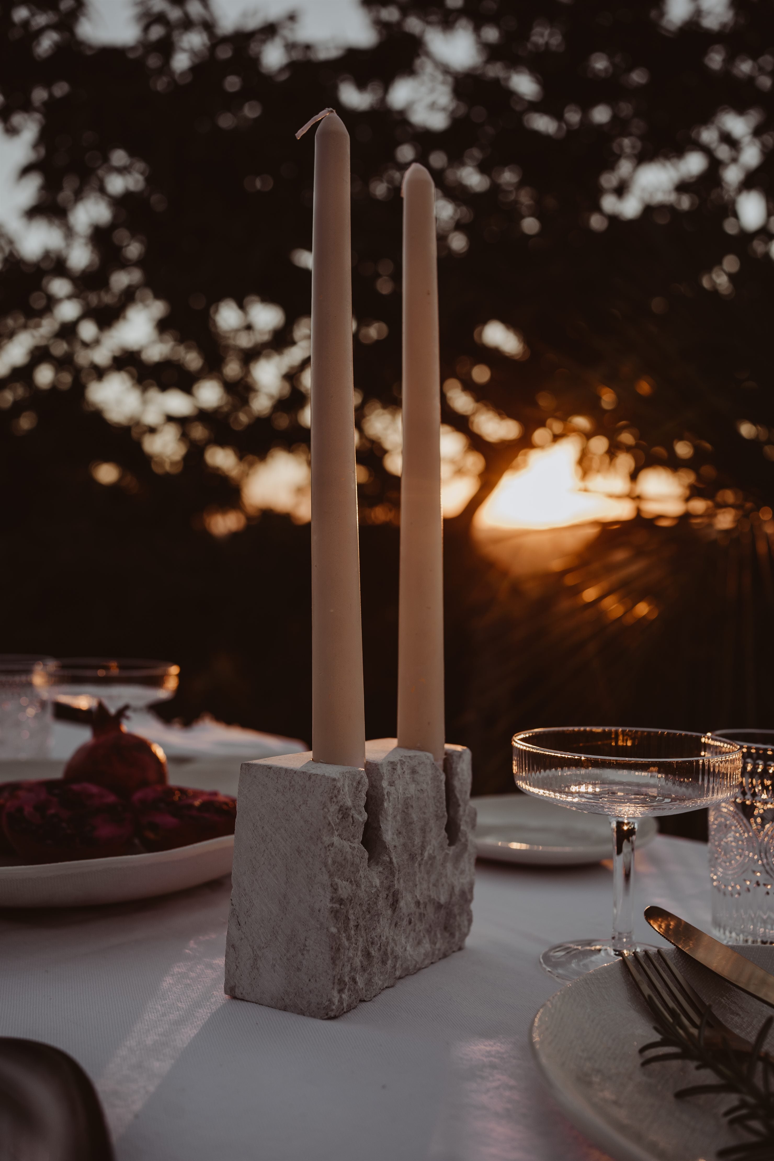 DUAL CANDLE HOLDER